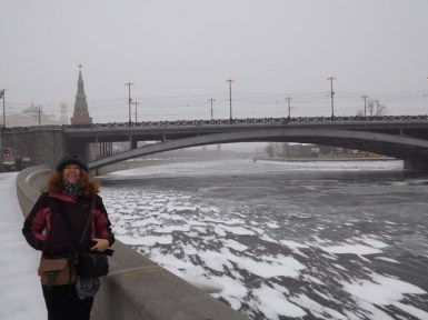 The Frozen Moskva River